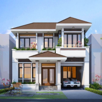 Mê mẩn 10 mẫu nhà 2 tầng mặt tiền 9m sang trọng đẳng cấp