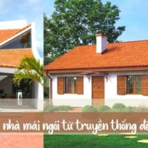 22+ mẫu nhà mái ngói truyền thống và hiện đại đẹp, ấn tượng
