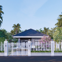 Mãn nhãn với mẫu nhà vườn hiện đại, thiết kế nội thất nhà vườn đầy ấn tượng