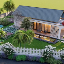 Thiết kế độc đáo tạo nên sức hút "thần thánh" của mẫu nhà vườn